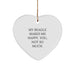 Funny Beagle Dog Heart Ornament Gifts from Men to Family Friends for Beagle Dog Lover Christmas Unique Gifts - Image 1