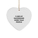 'Tis the Season for My Furry Friend: Dachshund Dog Heart Ornament Gifts from Friends for Christmas - Image 1
