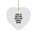 Funny Great Dane Dog Heart Ornaments Gifts from Friends Family Men for Great Dane Lover Christmas Unique Presents - Image 1