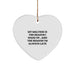 Funny Maltese Dog Lover Gifts for Him or Her, White Heart Ornament for Christmas Unique Presents from Friends, Family, Coworkers. - Image 1