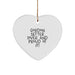 Gordon Setter Dog Lover Gifts, Heart Ornament for Christmas, 'Gordon Setter Lover And Proud Of It!' - Unique Gifts from Friends to Family - Image 1