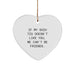 Funny Shih Tzu Dog Heart Ornament Gifts from Friends to Family for Christmas - Image 1