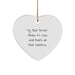 Bull Terrier Dog Gifts for Friends, Funny Heart Ornament with 'My Bull Terrier Thinks I'm Cool, And That's All That Matters.' Quote, Christmas Unique Gifts from Family - Image 1