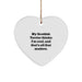 Funny Scottish Terrier Dog Gifts, Heart Ornament for Men, Women, or Friends, Christmas Unique Gifts from Family, Scottish Terrier Dog Lover's Special Heart - Image 1