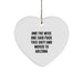 Funny Arizona Heart Ornament Gifts from Friends for Arizona Lovers, 'And The Wise One Said F--k This Shit!' - Unique Christmas Unique Gift - Image 1