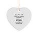 Funny Landscape Designer Gifts from Men - 'All Men Are Created Equal But The Coolest Become A Landscape Designer' Heart Ornament for Landscape Designers on Christmas - Image 1