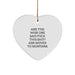 Funny Montana Gifts from Friends - 'And The Wise One Said F--K THIS SHIT! And Moved To Montana' Heart Ornament for Christmas - Image 1