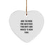 Funny New York Heart Ornament, Gifts for Friends from New York, Unique Christmas Unique Gifts for Men, Women, Friends, Coworkers - Image 1