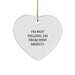 Funny New Mexico Heart Ornament Gifts from Friends and Family for Christmas - Image 1