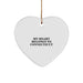 Funny Heart Ornaments for Connecticut Lovers, Gifts from Friends to Family, Unique Christmas Unique Gifts for the Heart of Connecticut - Image 1