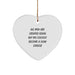 Funny Loan Officer Heart Ornament Gifts from Men, Friends, or Family 'All Men Are Created Equal But The Coolest Become A Loan Officer' for Valentine's, Christmas Unique Gifts for Loan Officer Men - Image 1