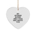 Funny Afghan Hound Dog Gifts, Heart Ornament, 'My Afghan Hound And I Talk Shit About You' - Gifts from Friends to Family - Christmas Unique Gifts - Image 1