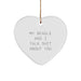 Funny Beagle Dog Gifts for Beagle Lovers, Christmas Unique Heart Ornament, Gifts from Family to Friends - Image 1