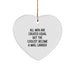 Funny Mail Carrier Gifts from Men - All Men Are Created Equal But The Coolest Become A Mail Carrier Heart Ornament for Christmas - Image 1
