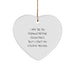 Funny Quote Heart Ornament for Administrative Assistant Gifts, Christmas, I May Be An Administrative Assistant, But I Can't Fix Stupid People., Gifts from Friends, Gifts for Administrative Assistant - Image 1