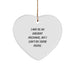 Funny Aircraft Mechanic Gifts from Friends for Christmas Unique Gifts - Heart Ornament with I May Be An 'Aircraft Mechanic, But I Can't Fix Stupid People' Quote - Image 1