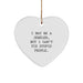 Funny Jeweler Gifts - I May Be A Jeweler, But... Heart Ornament, Christmas Unique Jeweler Presents for Men, Women, Friends, Coworkers, Family - Image 1