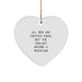 Funny Musician Gifts for Men - Heart Ornament, Perfect for the Coolest Musician in Your Life - Christmas Unique Gifts from Friends - Image 1