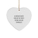 Funny Nuclear Technologist Gifts for Men, All Men Are Created Equal Heart Ornament, Unique Christmas Unique Gifts from Friends - Image 1