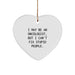 Gifts from Friends and Family for Oncologist, Funny Quote 'I May Be An Oncologist, But I Can't Fix Stupid People', Heart Ornament for Christmas Unique Gifts - Image 1