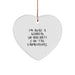 Funny Security Guard Gifts, Heart Ornament for Men, Women, Friends, and Family - Christmas Unique Presents from Loved Ones - Image 1