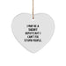 Funny Sheriff Deputy Gifts from Men, Sheriff Deputy Heart Ornament for Women, Friends, Coworkers, Family - Christmas Unique Gifts - Image 1