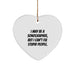 Funny Sonographer Gifts from Men to Coworkers - Heart Ornament for Sonographer Friends - Christmas Unique Gifts - Image 1