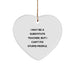 Funny Substitute Teacher Heart Ornament for Christmas Unique Gifts from Family to Coworkers - 'I May Be A Substitute Teacher, But I Can't Fix Stupid People.' - Image 1