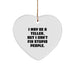 Funny Teller Heart Ornament, Gifts from Friends for Teller, I May Be A 'Teller But I Can't Fix Stupid People Gifts, Christmas Unique Gifts for Teller - Image 1