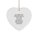 Funny Orthopedic Surgeon Gifts for Men, Unique Heart Ornament with Quirky Quote, Christmas Unique Gifts from Friends to Orthopedic Surgeon - Image 1