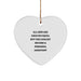 Personal Assistants Unite! 'All Men Are Created Equal But The Coolest Become A Personal Assistant' Heart Ornament, Funny Quote Gifts from Friends to Coworkers, Christmas Unique - Image 1