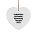 Funny Respiratory Therapist Gifts - Heart Ornament for Christmas Unique Gifts from Friends, Family, or Coworkers - Image 1