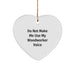 Gifts from Family, Funny Woodworker Christmas Unique Gifts, Heart Ornament for Woodworker Men - Image 1