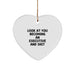 Executive Gifts from Friends, Funny Heart Ornament for Men, Women, Coworkers, and Family 'Look At You Becoming An Executive And Shit' Christmas Unique Executive Gifts for Him, Her, or Them - Image 1