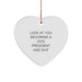 Funny Vice President Gifts, Heart Ornament for Christmas - 'Look At You Becoming A Vice President And Shit' Quote, Gifts from Friends for Men, Women, Coworkers, Family - Image 1
