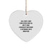 Funny School Bus Driver Heart Ornament, Gifts for Men, Women, Friends, Family, Unique Christmas Unique Gifts from Men, Women, Friends, Family - Image 1