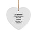 Funny Surgeon Gifts from Men for Surgeons - Heart Ornament for Christmas Unique Gifts - Image 1