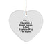 Funny Chemist Gifts, Men's Heart Ornament from 'I'm A Chemist, I Don't Argue, I Just Explain Why I'm Right' Quote, Christmas Unique Gifts for Chemist Friends - Image 1