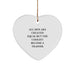 Funny Trainer Gifts from Men - Unique Heart Ornament for All Men Are Created Equal But The Coolest Become A Trainer - Christmas Unique Gifts for Trainer Lovers - Image 1