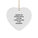 Funny Vice President Heart Ornament Gifts from Men to Friends for Christmas Unique - Image 1