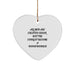 Woodworker Gifts from Men - Heart Ornament with Funny Quote 'All Men Are Created Equal But The Coolest Become A Woodworker' for Christmas Unique Gifts - Image 1