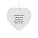Funny Substitute Teacher Heart Ornament Gifts from Men for Women Coworkers Family Friends - 'Substitute Teacher. Because Classy Sassy And A Bit Fearlessy Is Not An Official Job Title.' - Image 1
