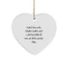 Funny Valet Gifts from Friends for Men, Heart Ornament Christmas Unique - Image 1