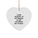 Claims Adjuster Heart Ornament Funny Gift, Perfect Christmas Unique Gifts for Claims Adjuster Coworkers, Funny Claims Adjuster Quote Ornament - Image 1