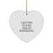 Funny Minnesota Heart Ornament, Gift for Minnesota Men, Unique Christmas Unique Gifts from Friends to Friends - Image 1