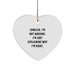 Funny Jeweler Gifts from Men to Women - Heart Ornament, 'Jeweler. I'm Not Arguing. I'm Just Explaining Why I'm Right.' Christmas Unique Gifts for Jeweler - Image 1