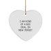Funny New Jersey Heart Ornament Gifts from Friends and Family for Christmas Unique - Image 1