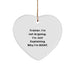 Funny Trainer Heart Ornament Gifts from Family to Trainer Friends and Coworkers for Christmas Unique Christmas Unique Gifts - Image 1