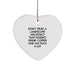 Funny Landscape Architect Gifts, Heart Ornament, 'Don't Trust A Landscape Architect That Doesn't Drink Coffee' Quote, Christmas Unique Gifts from Friends - Image 1