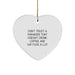 Funny Manager Gifts from Friends - Heart Ornament for Men - Don't Trust A 'Manager That Doesn't Drink Coffee And Say F--k A Lot' Unique Christmas Unique Gift - Image 1